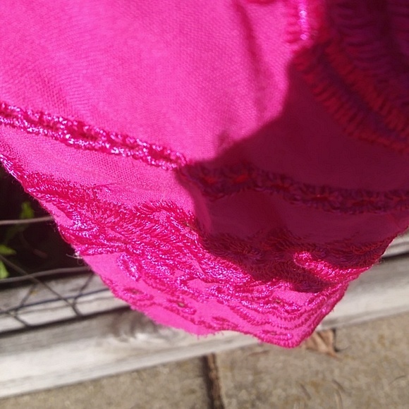 Embroidered Elastic Stretch Waist Skirt / Dress, One Size Fits Most - Picture 12 of 12